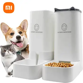 Xiaomi Миска для корма для домашних кошек, автоматическая кормушка для собак с сухим кормом, миска для питьевой воды для кошек, Высококачественная поставка безопасных материалов