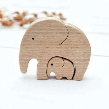 Новинка!! Подарок матери, слон, семейные деревянные украшения для матери и ребенка, украшения для дома